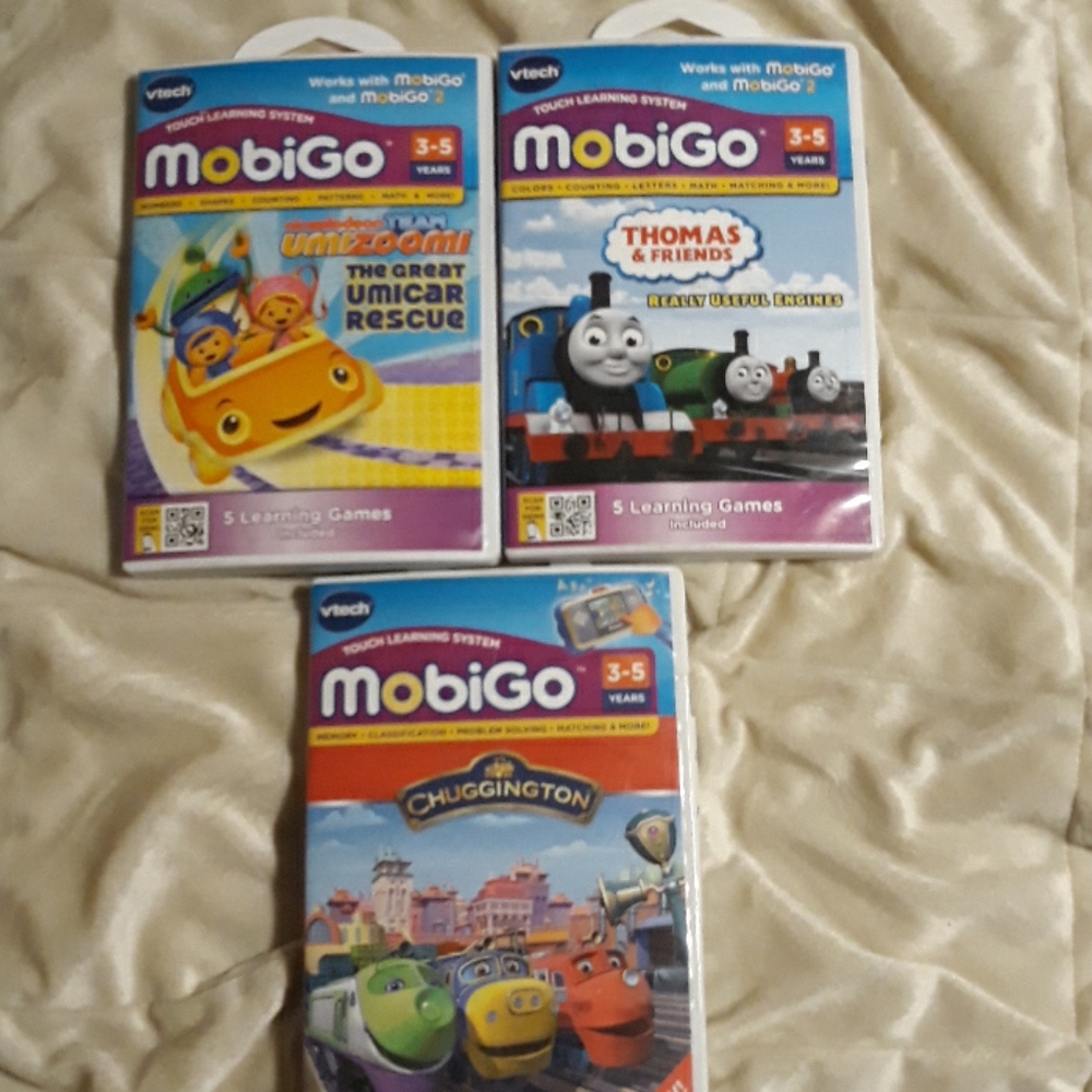(3) Vtech  games